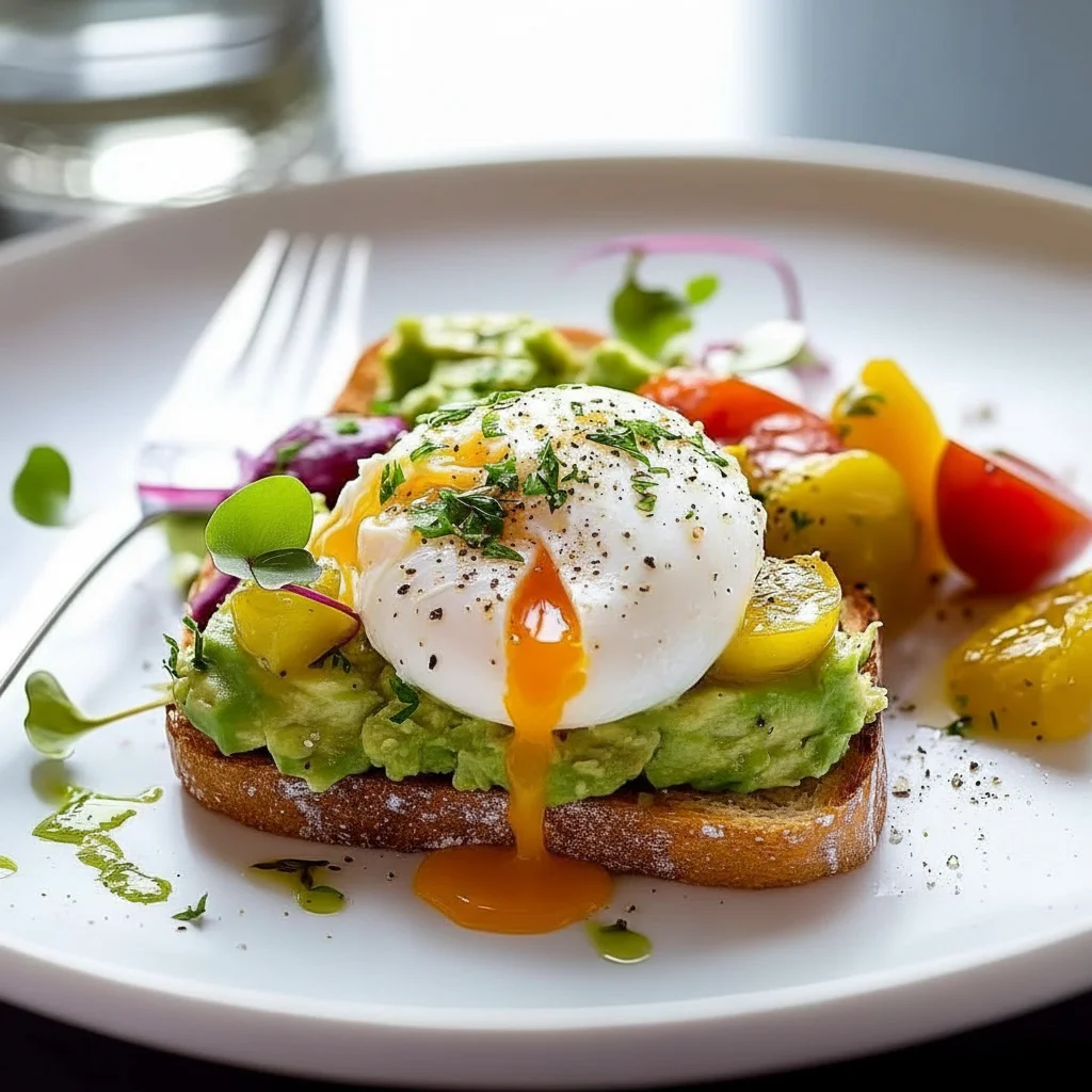 Avocado Toast Poached Egg Recipe