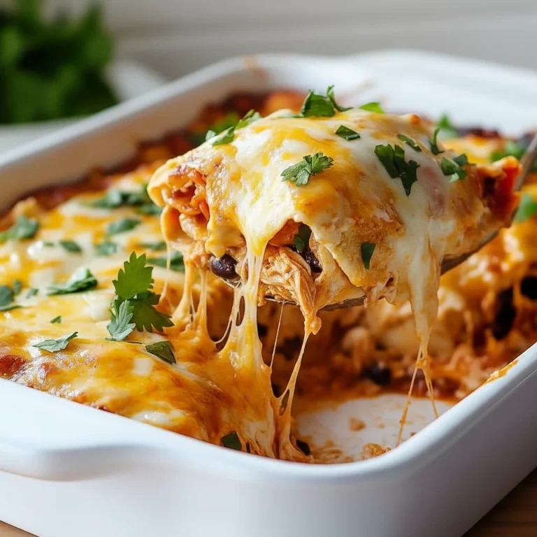 Cheesy Halal Chicken Enchilada Casserole