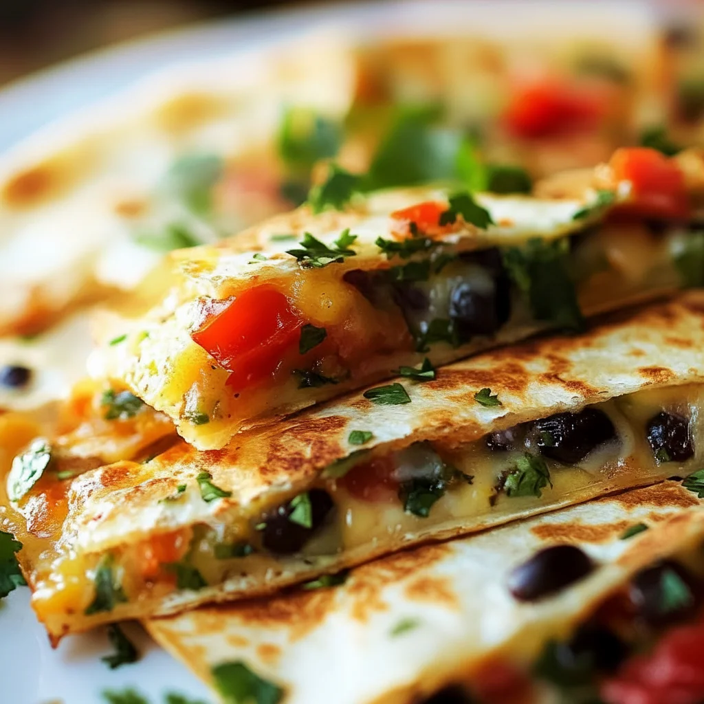 Cheesy Vegetable Quesadillas Recipe