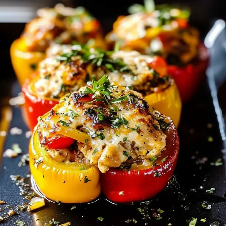 Chicken Stuffed Bell Peppers Recipe
