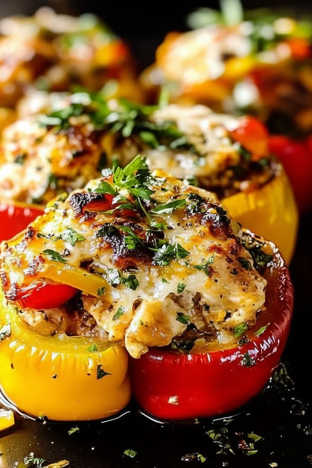 Stuffed Bell Peppers Chicken Recipe