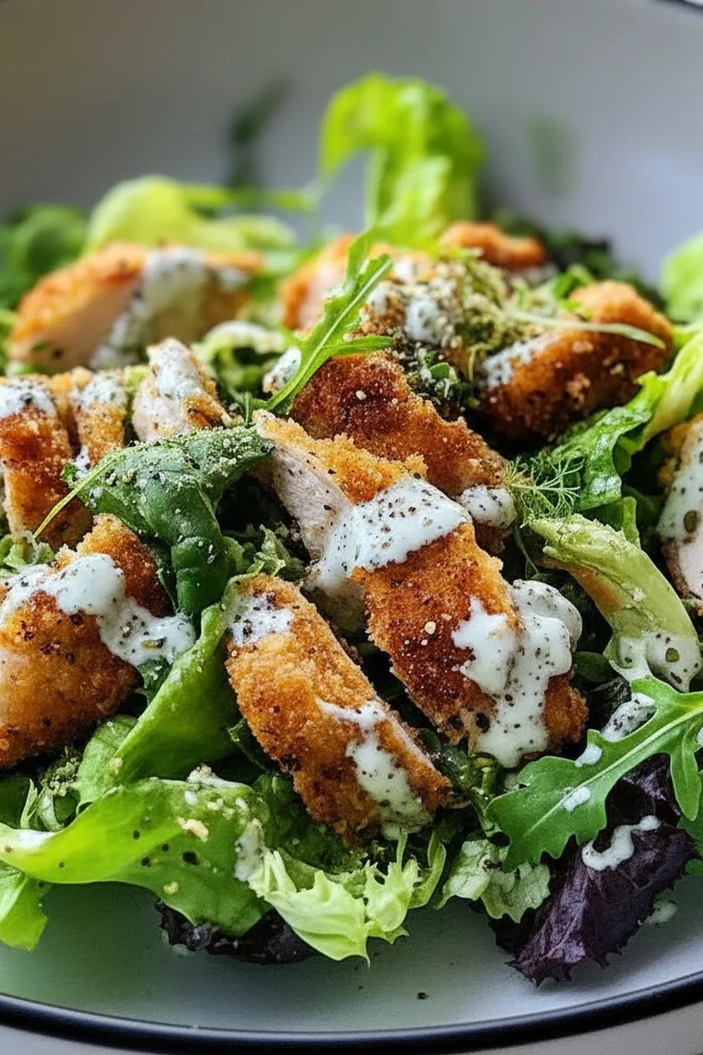 Halal Chicken Caesar Salad Recipe