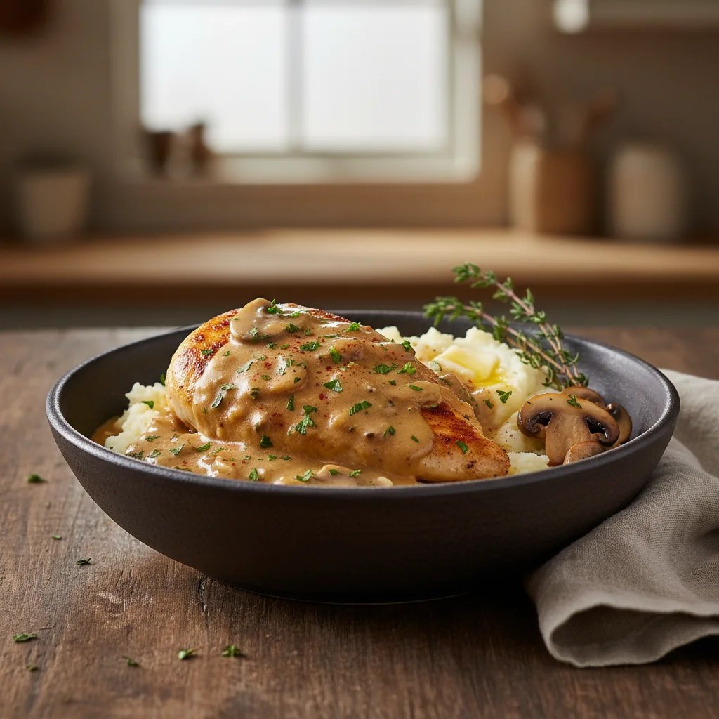 Creamy Smothered Chicken Breast Recipe