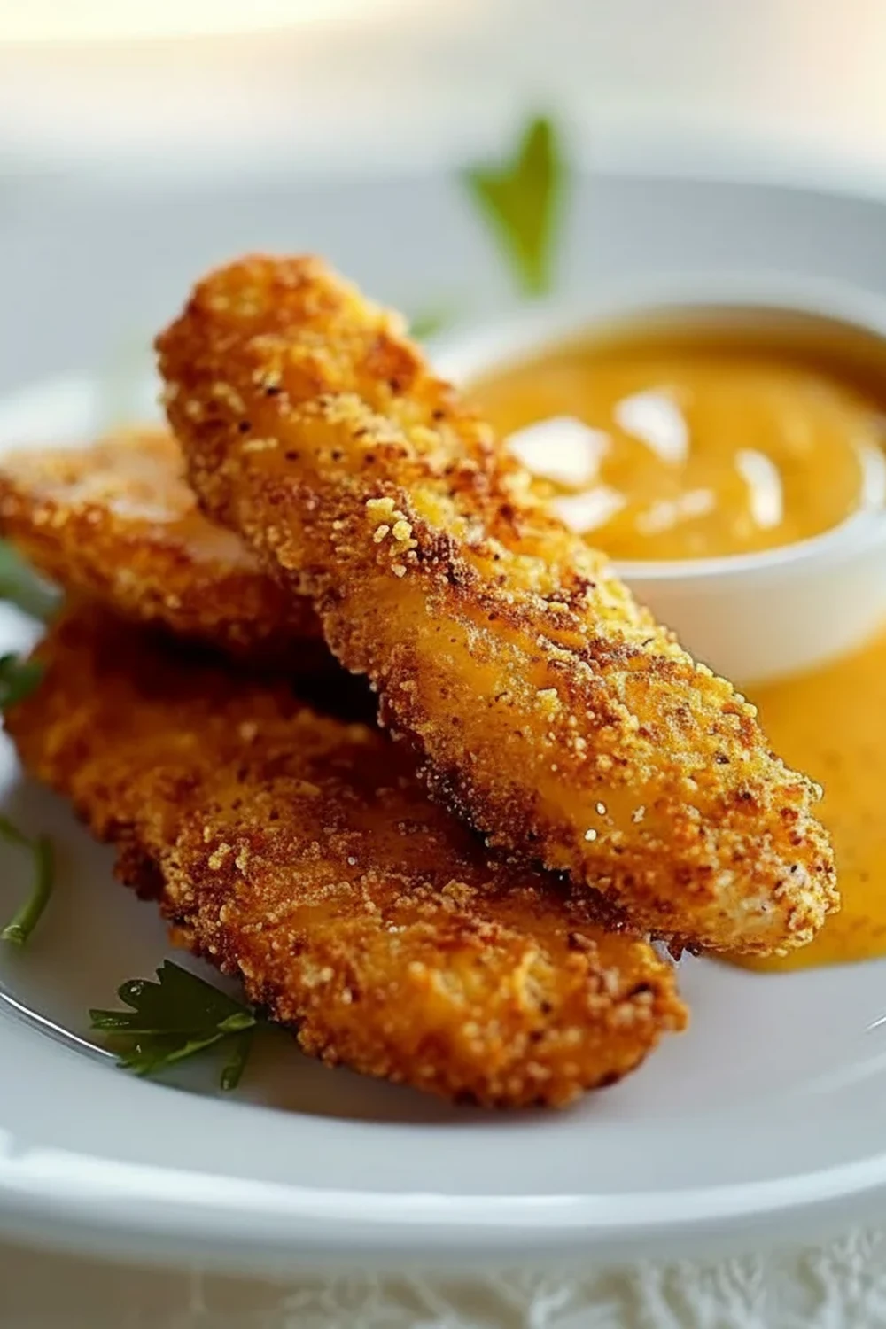 Baked Chicken Tenders Honey Mustard Dip