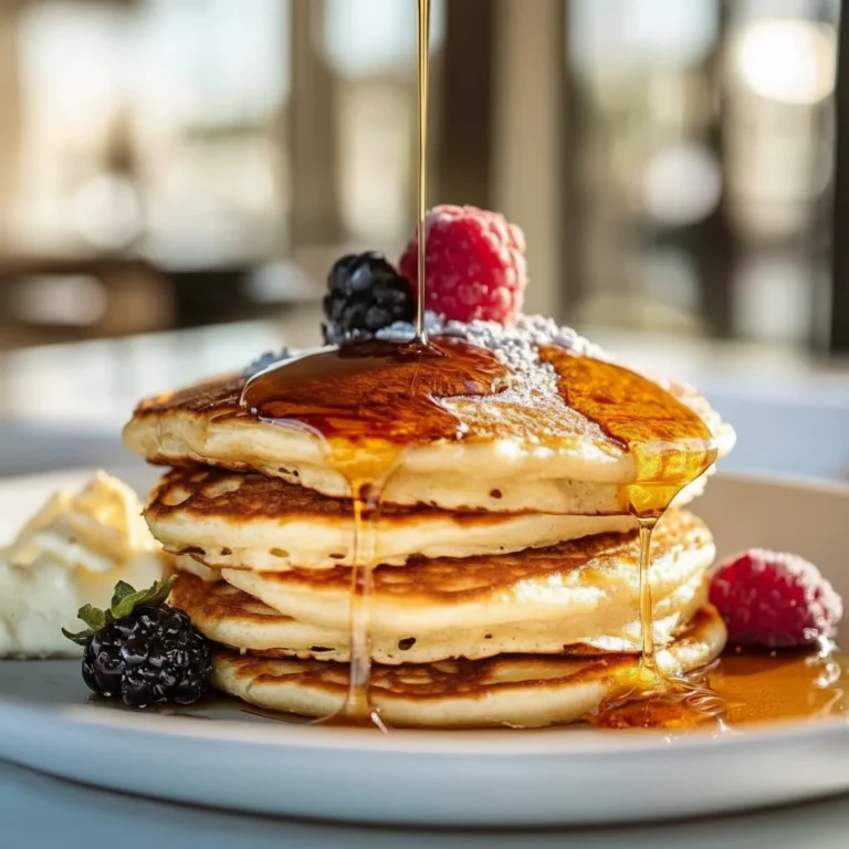 Fluffy Pancakes Maple Syrup Recipe