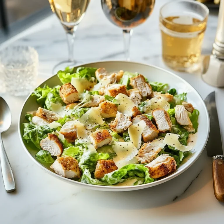 Fresh Chicken Caesar Salad Recipe