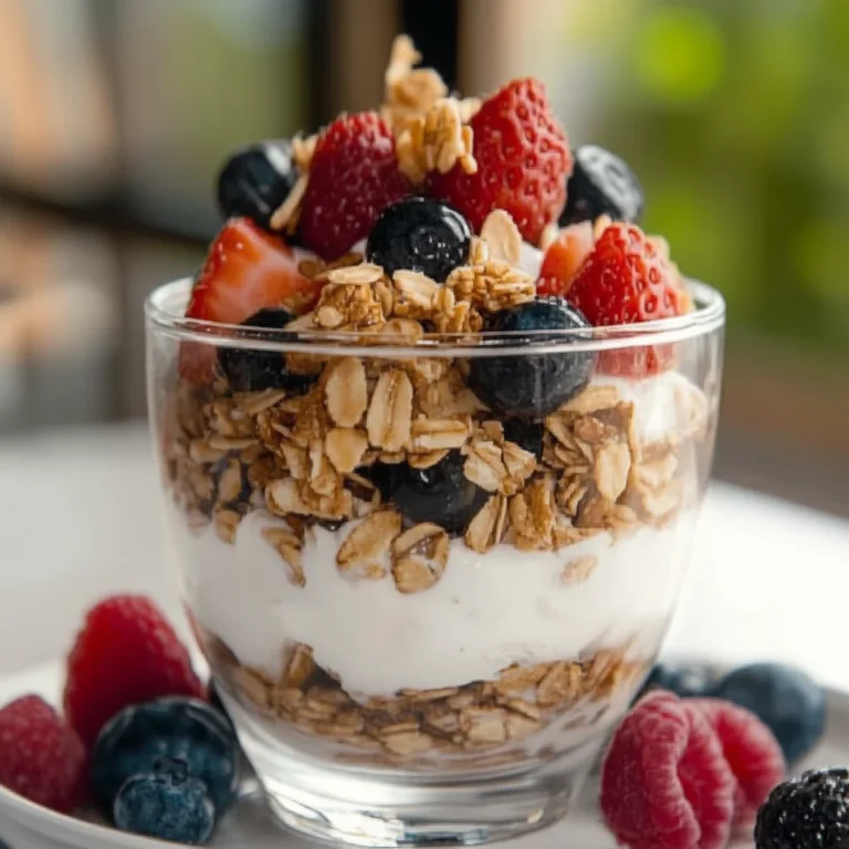 Fresh Yogurt Parfait Recipe Breakfast