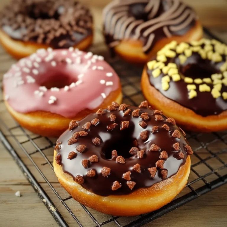 Glazed Chocolate Covered Donuts Recipe
