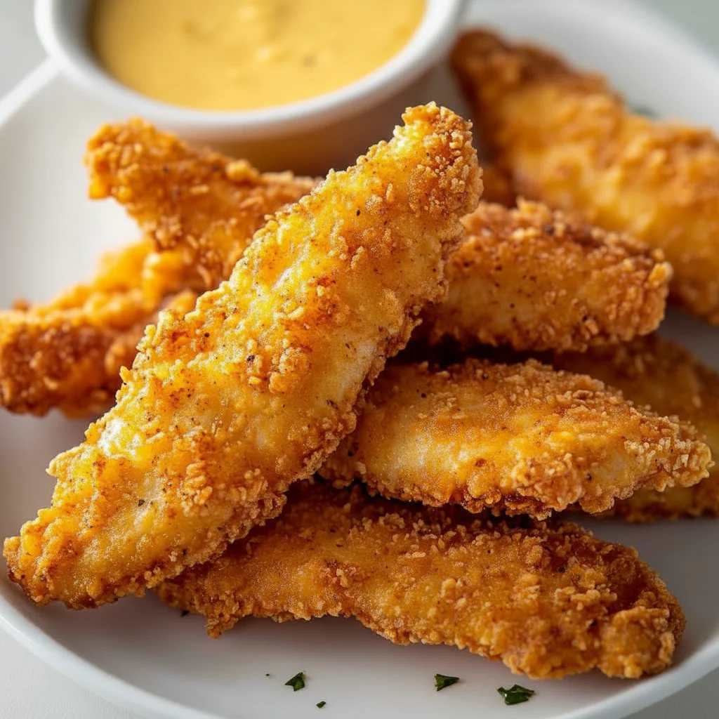 Golden Crispy Chicken Tenders Recipe