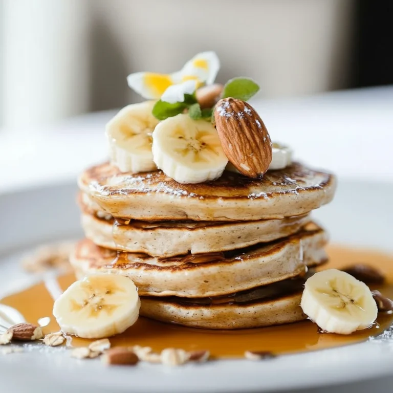 Healthy Banana Oat Pancakes Recipe