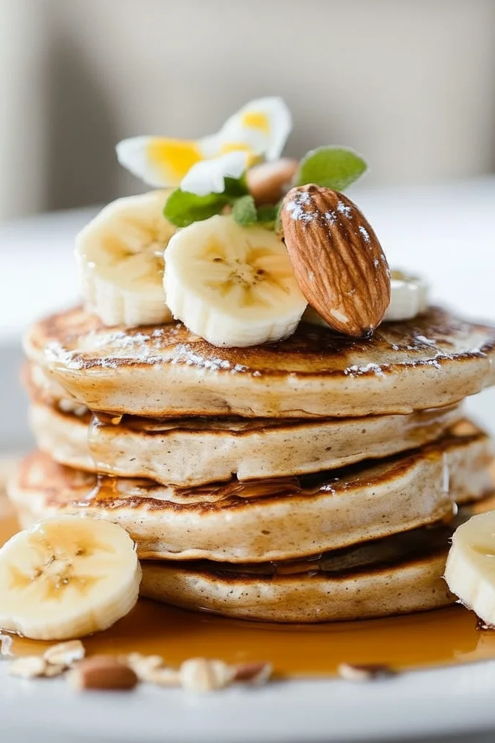 Banana Oat Pancakes Recipe