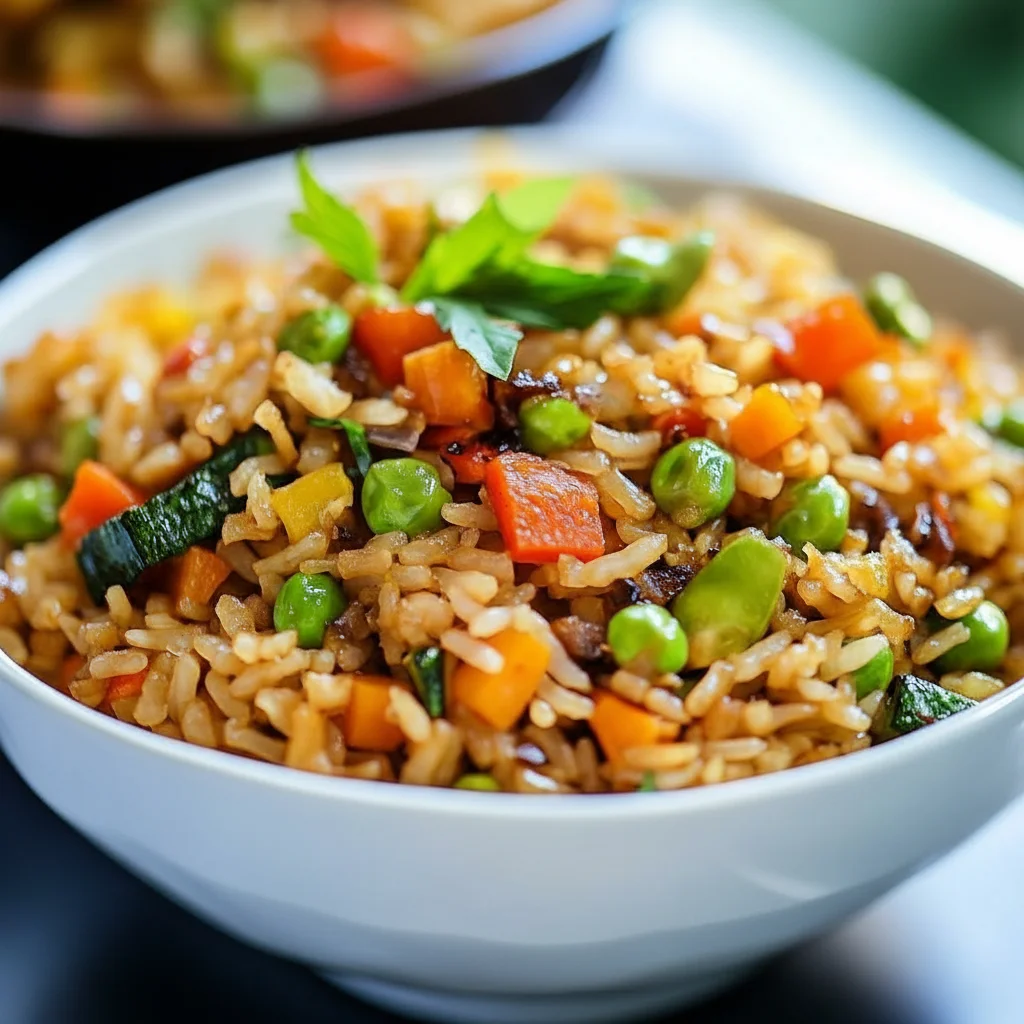 Healthy Veggie Fried Rice Recipe
