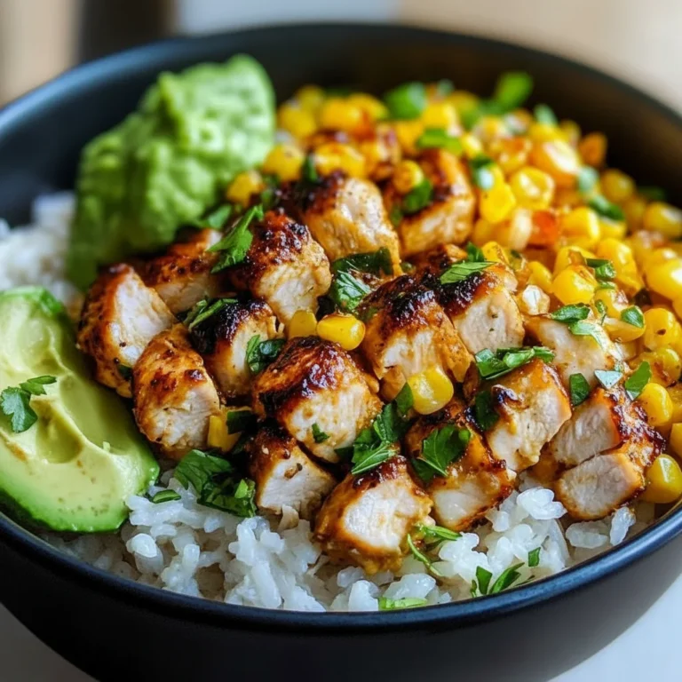 Mexican Street Corn Chicken Bowl