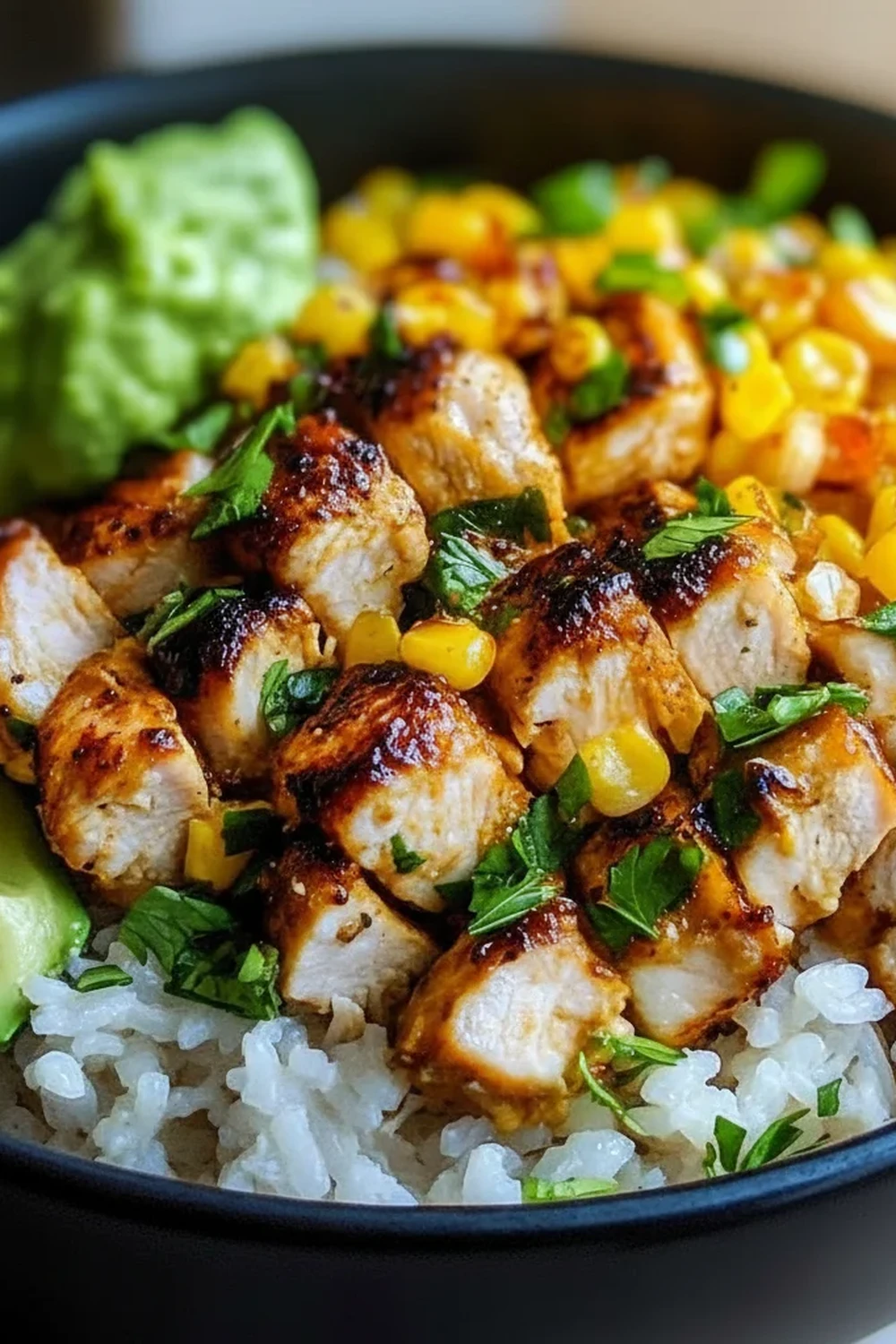 Street Corn Chicken Rice Bowl Recipe