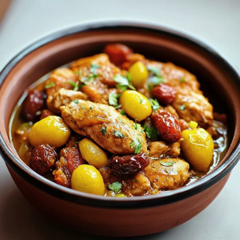 Moroccan Chicken Tagine Apricots Recipe