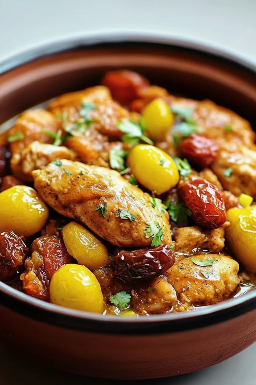 Moroccan Chicken Tagine Apricots Recipe