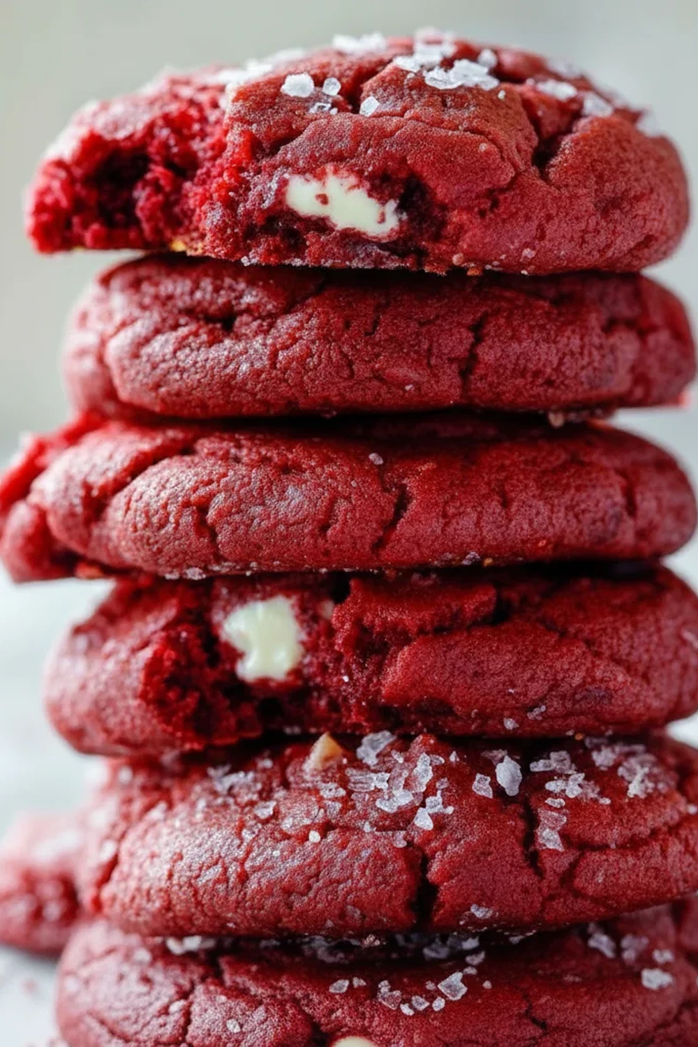 Red Velvet Gooey Butter Cookies
