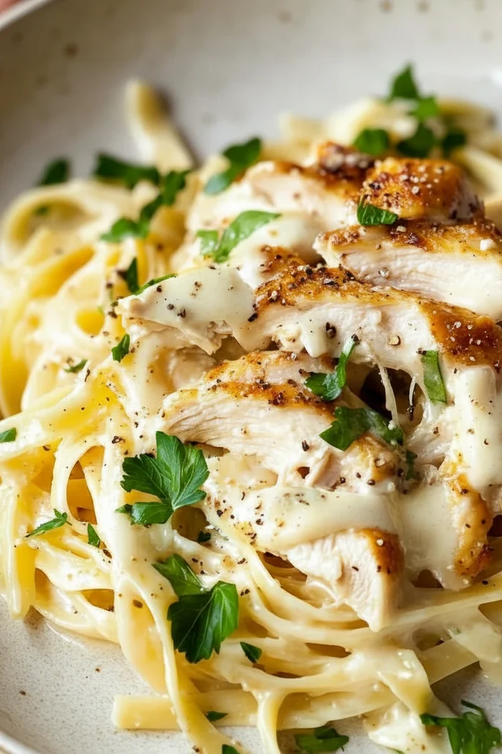 Creamy Chicken Alfredo Pasta