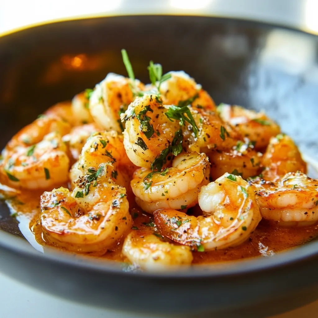 Savory Garlic Butter Shrimp For Dinner