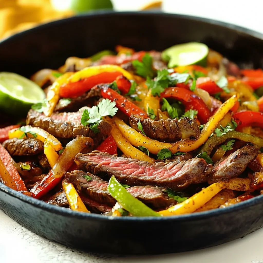 Sizzling Fajitas Steak Recipe