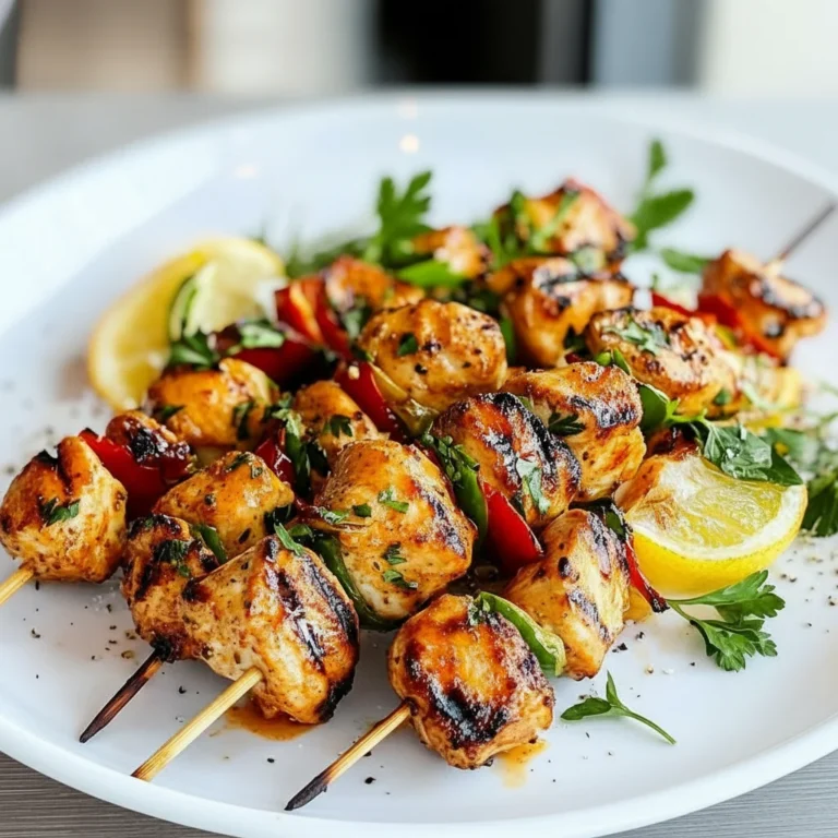 Smoky Grilled Chicken Skewers Recipe