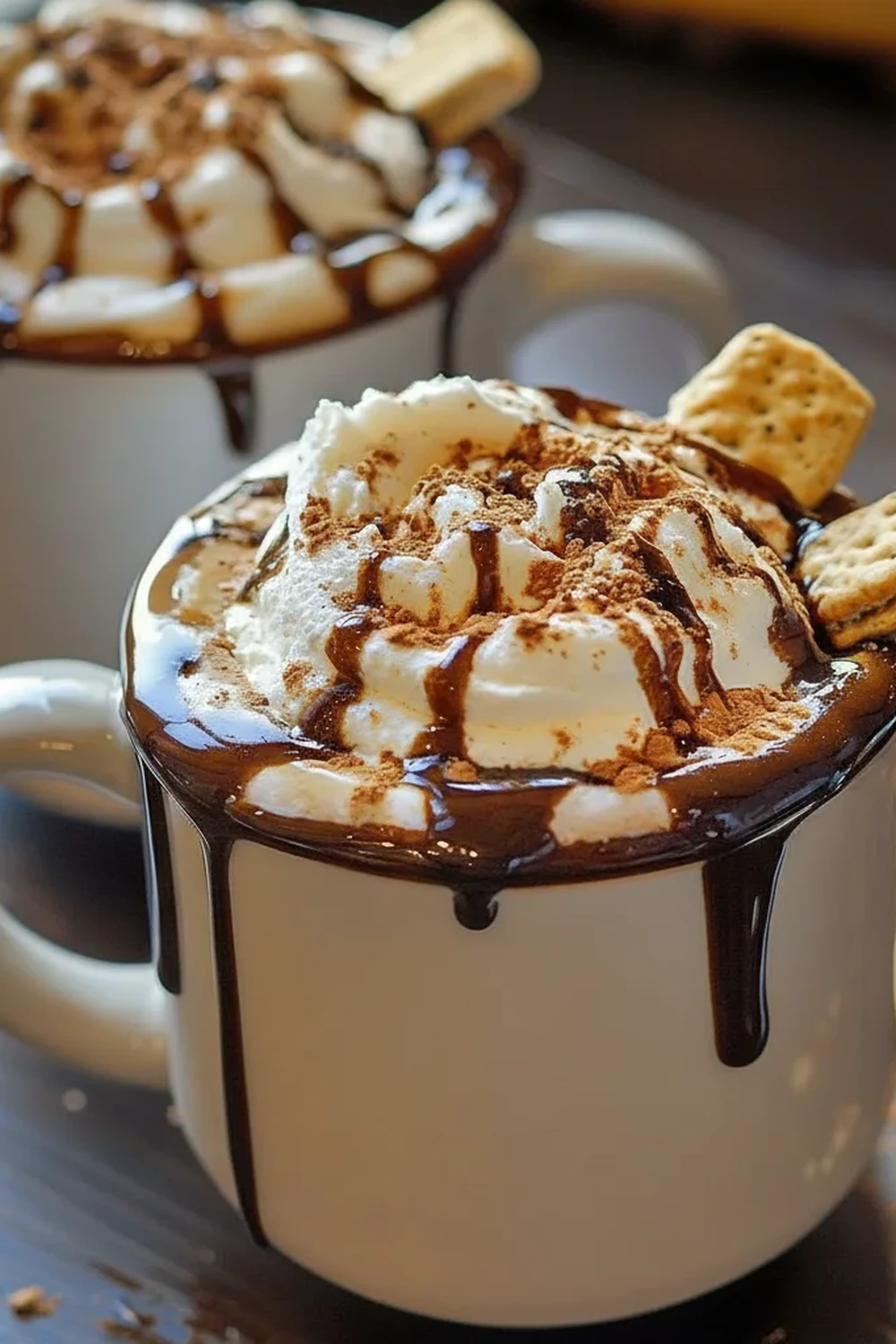 Smores Whipped Hot Cocoa Delight