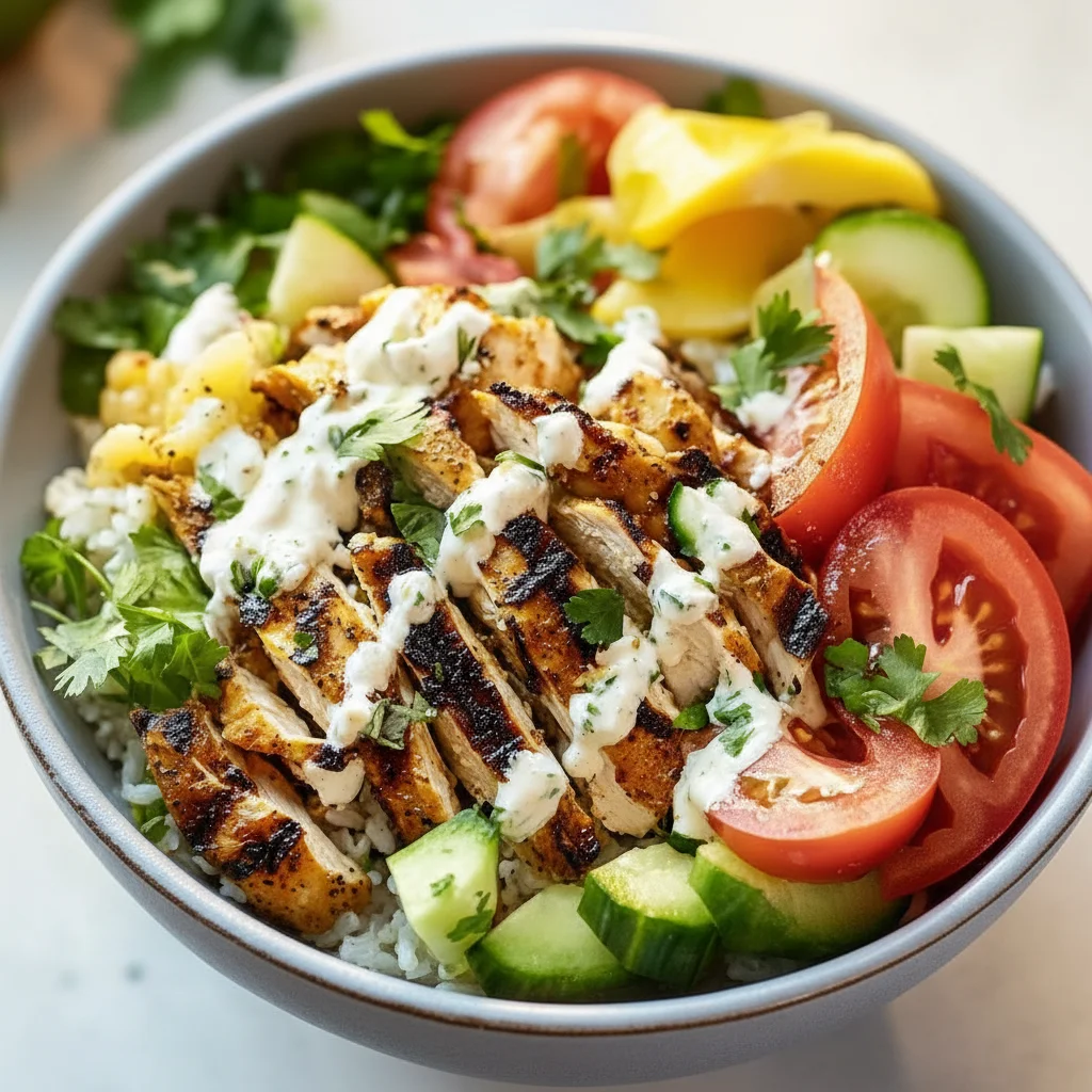 Spiced Grilled Chicken Shawarma Bowl