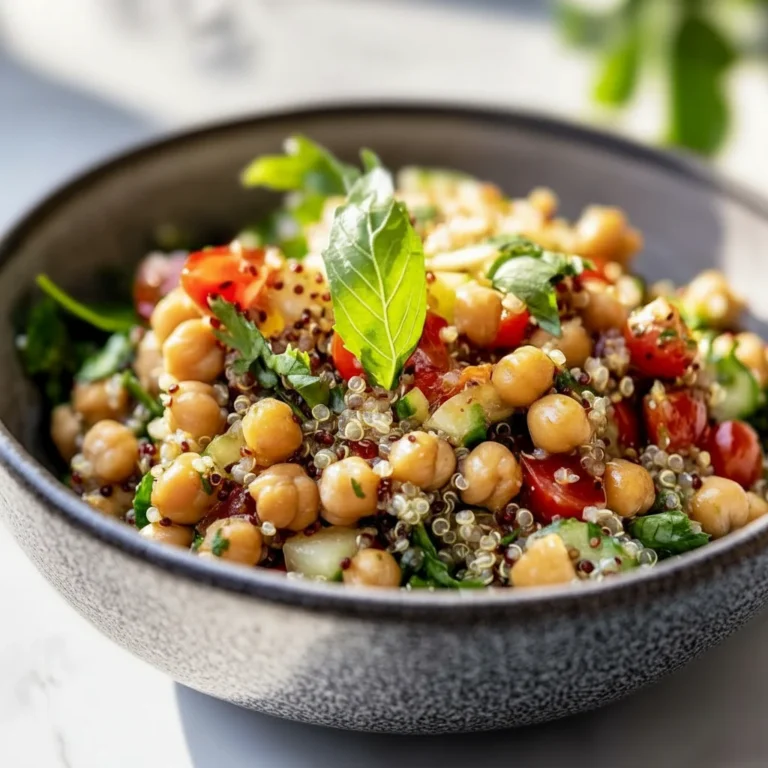 Spicy Chickpea Quinoa Salad Recipe