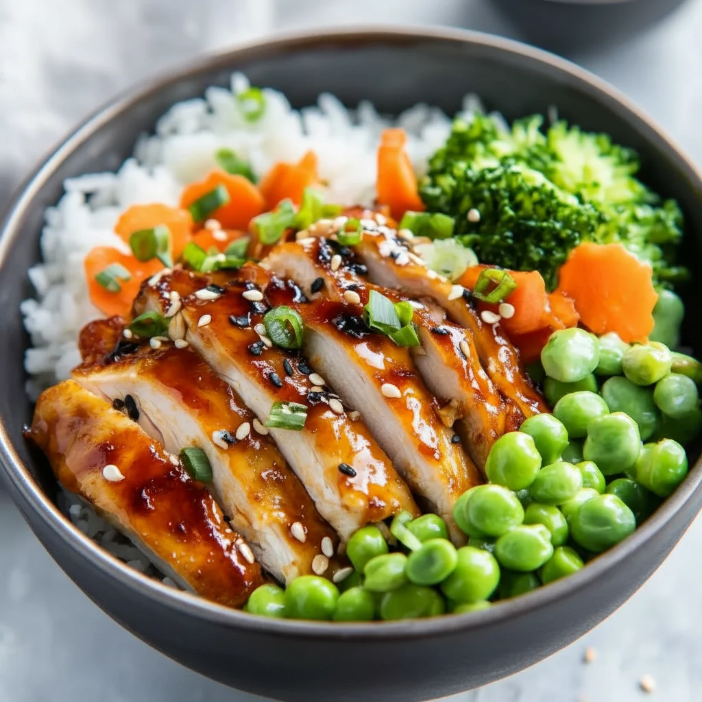 Sticky Sweet Teriyaki Chicken Bowls
