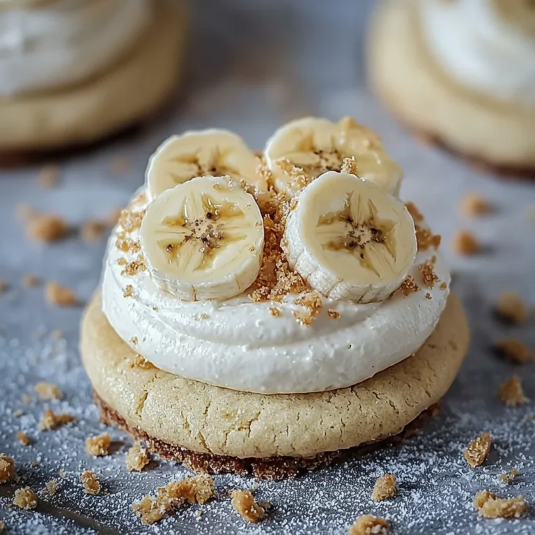 Banana Cream Pie Cookies
