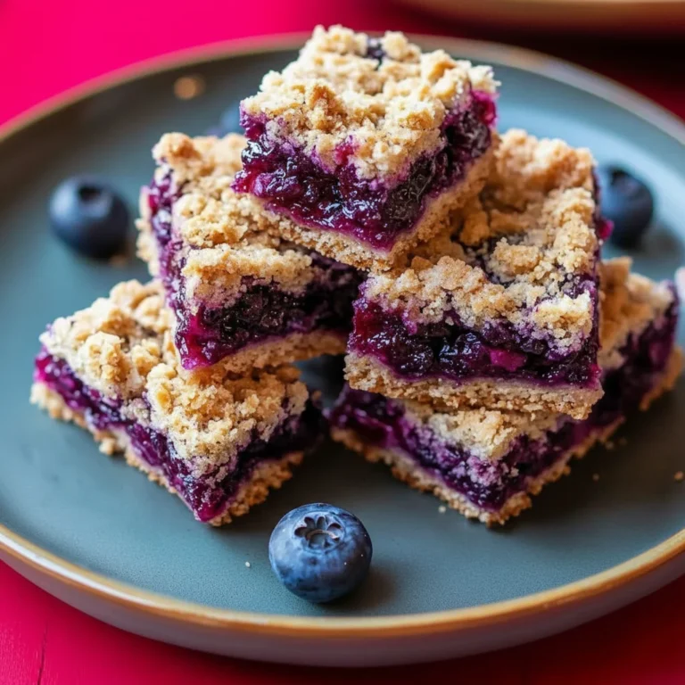 Blueberry Crumble Bars