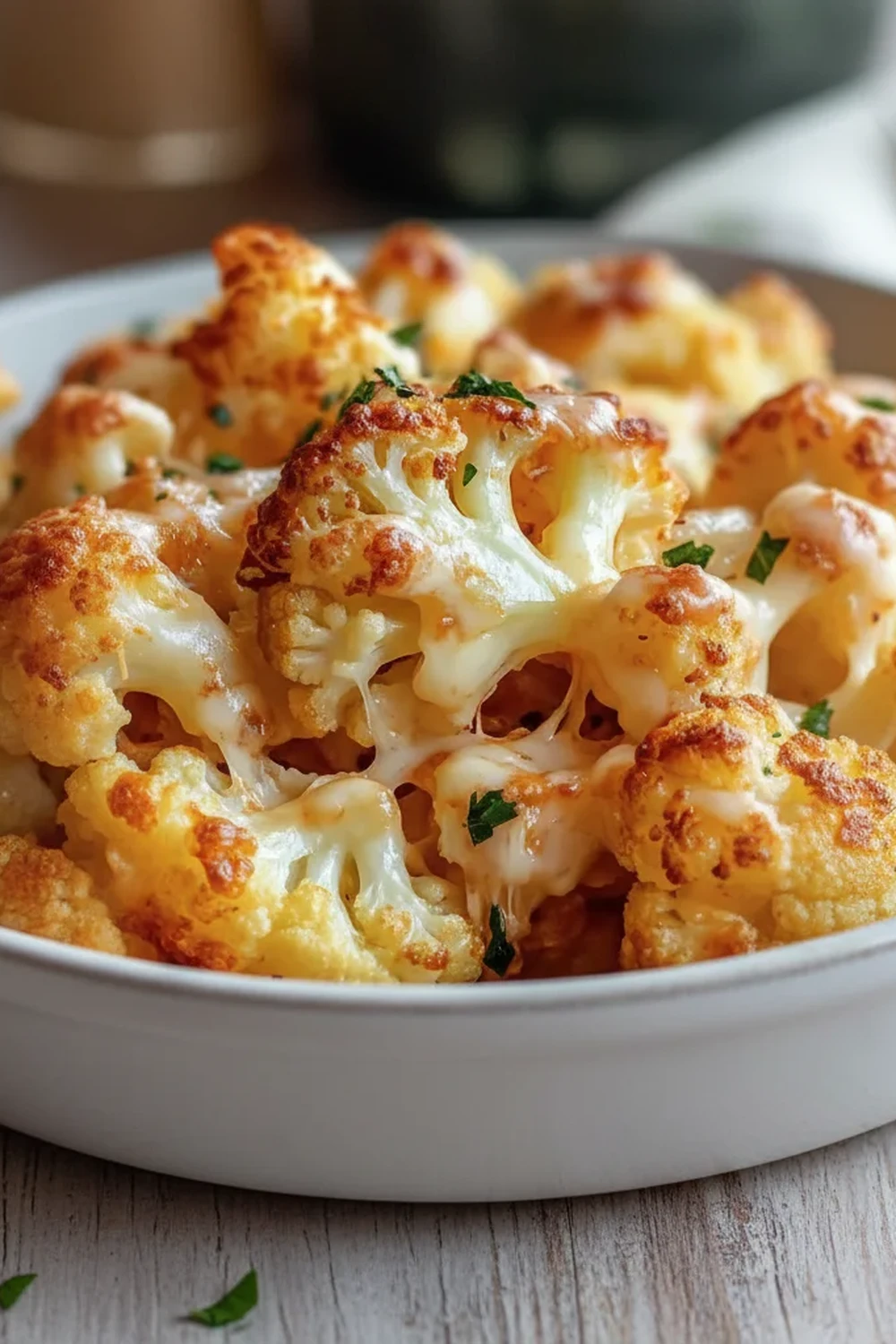 Cheesy Baked Cauliflower Recipe