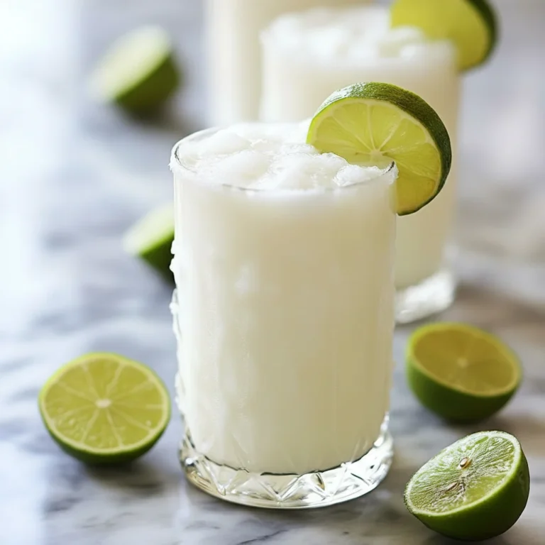 Coconut Milk Brazilian Lemonade