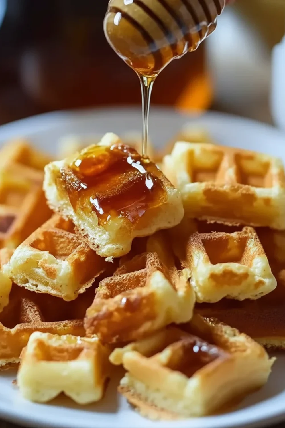 Cornbread Waffle Bites