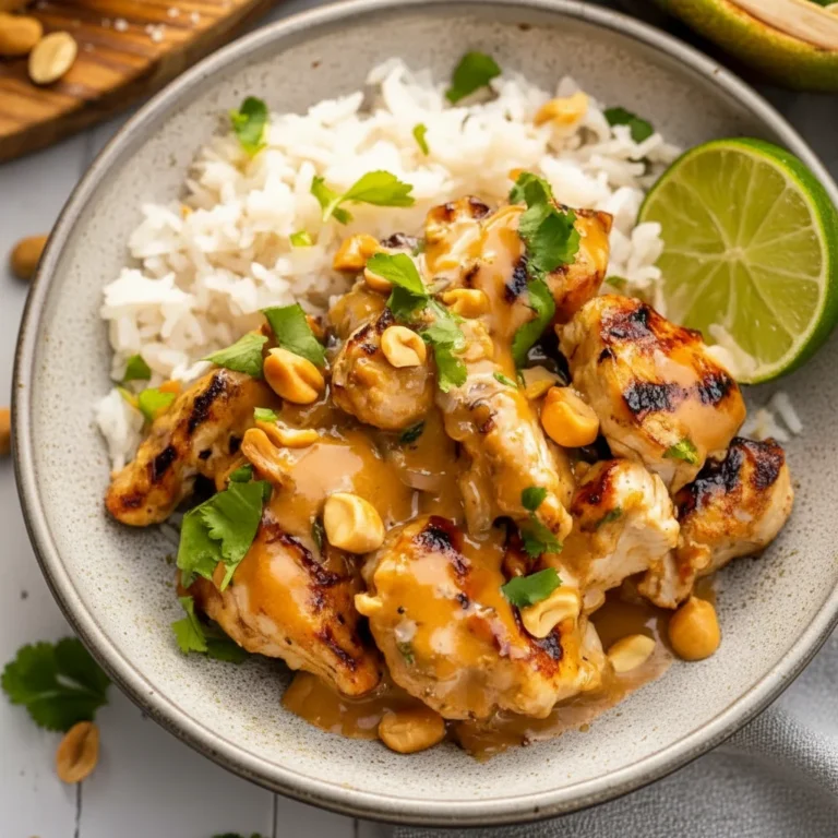 Creamy Thai Peanut Chicken