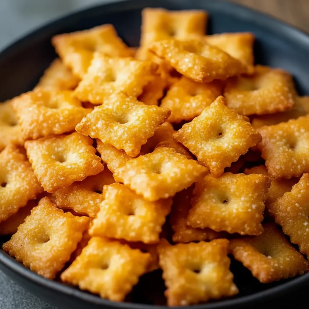 Crunchy Homemade Cheez Its