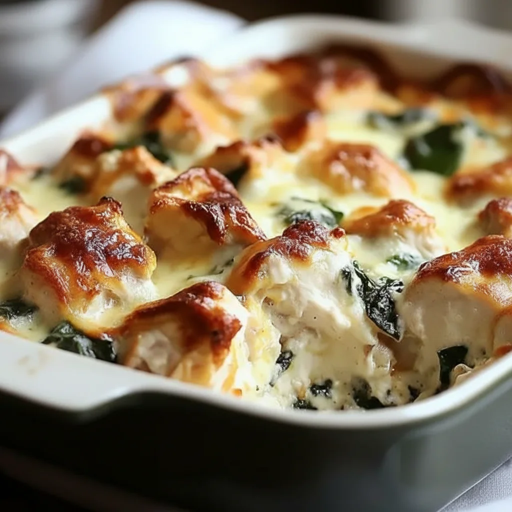 Delicious Cheesy Chicken Casserole