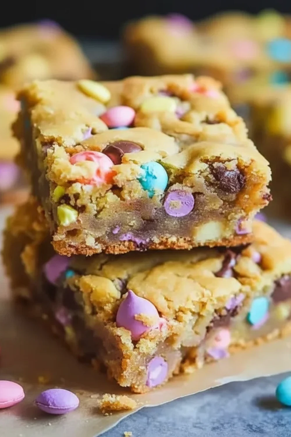 Easter Cake Mix Cookie Bars