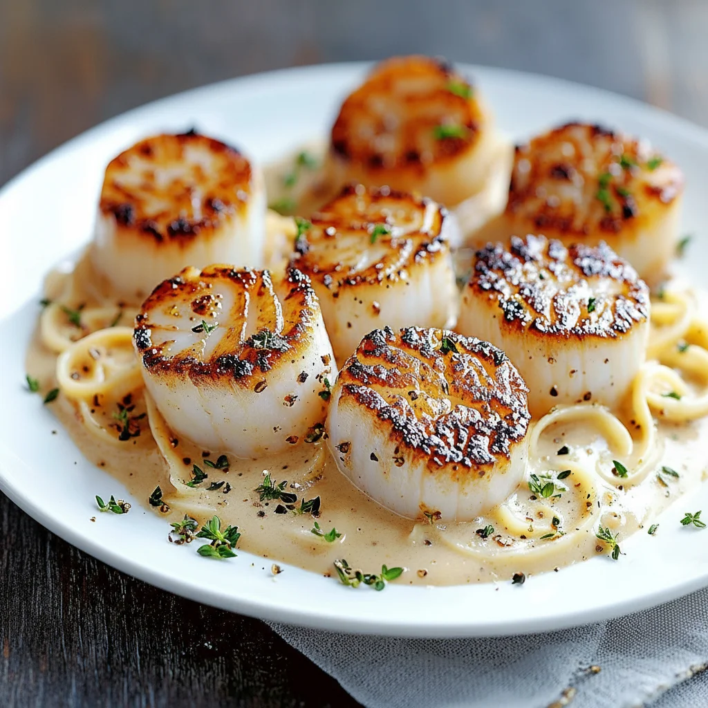 Easy Scallops Cream Sauce