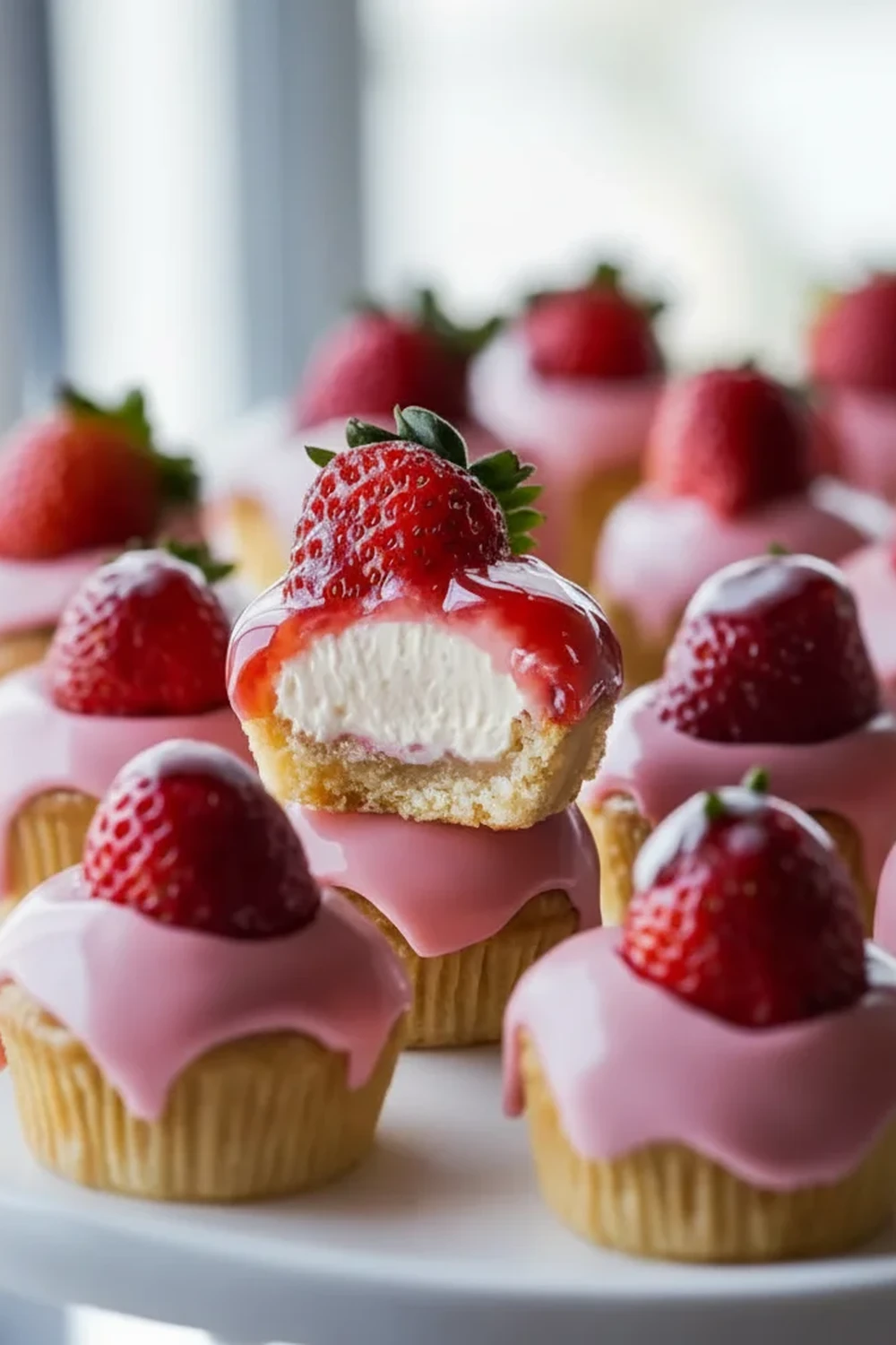 Strawberry Cheesecake Cups