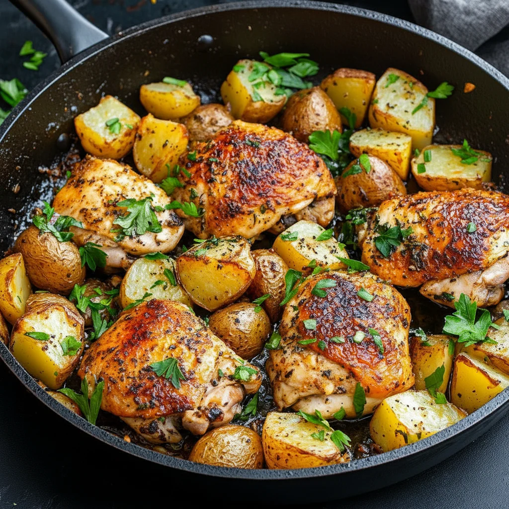 Garlic Butter Chicken Skillet