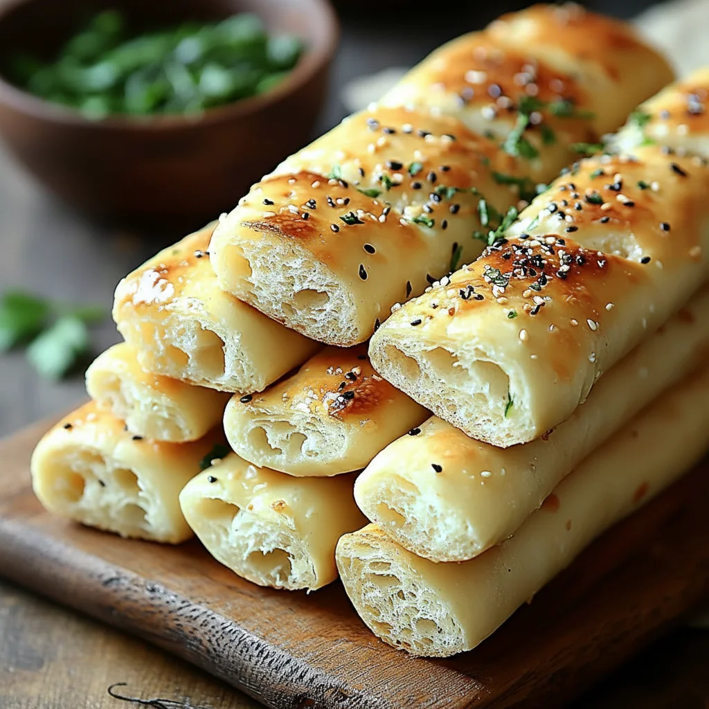 Homemade Garlic Breadsticks