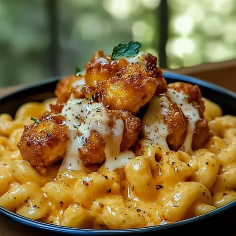 Honey Pepper Chicken Mac Cheese