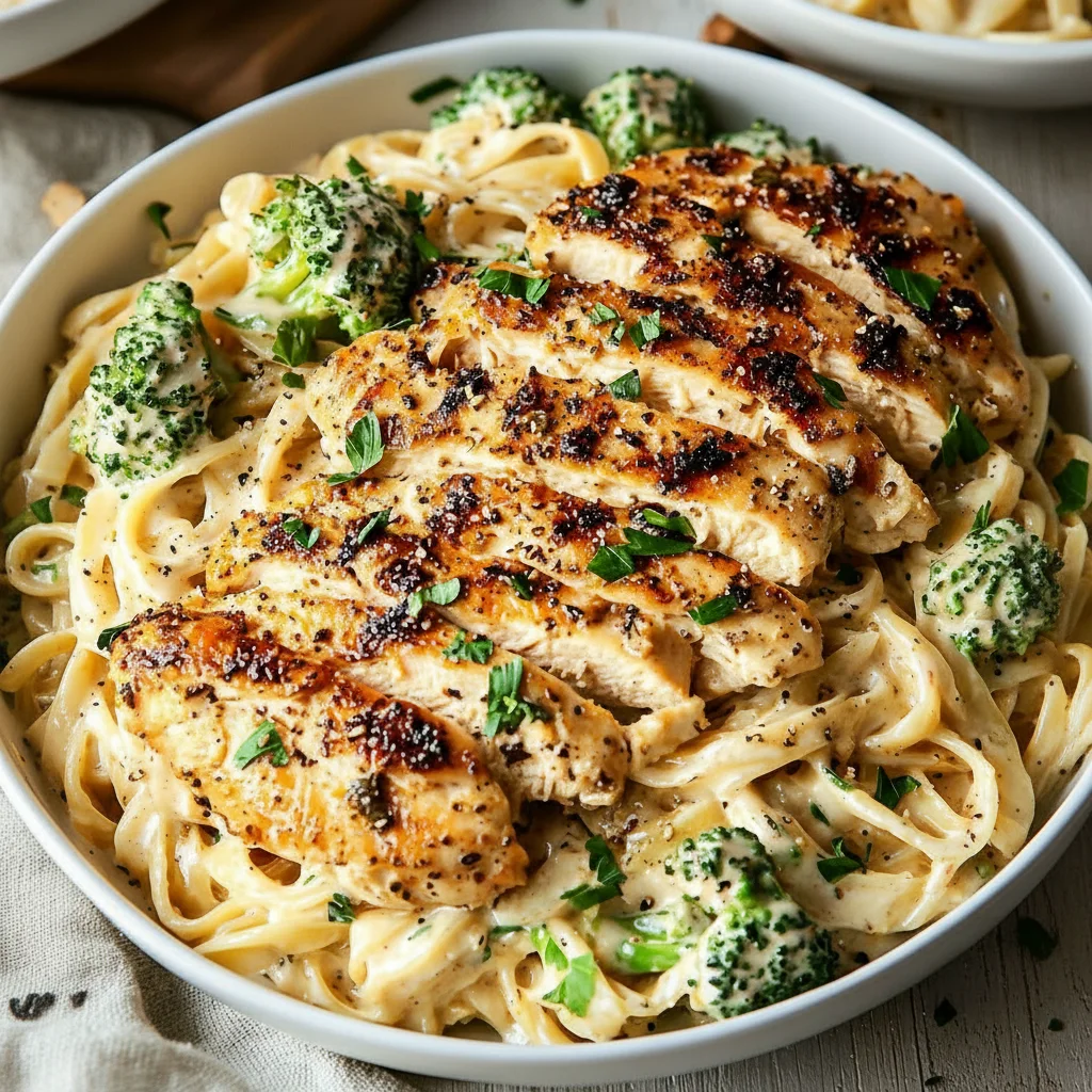 Low Calorie Chicken Alfredo