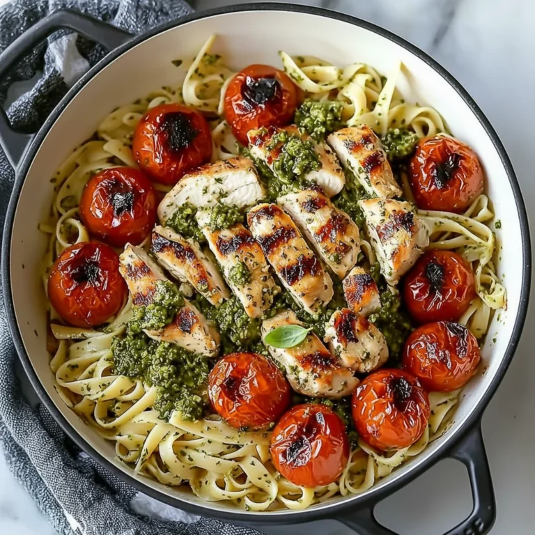 Pesto Chicken Pasta Dinner