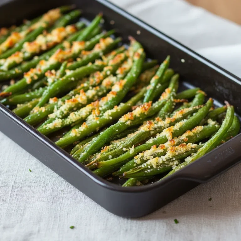 Roasted Parmesan Green Beans