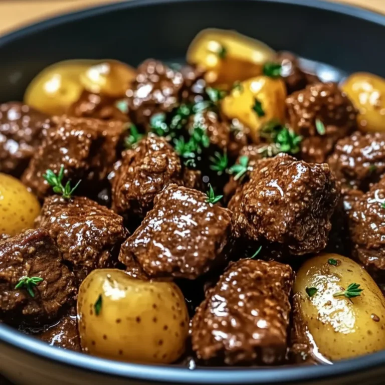 Slow Cooker Garlic Butter Beef
