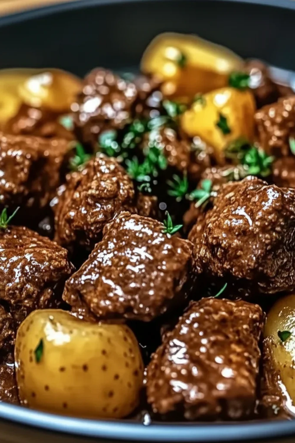 Slow Cooker Garlic Butter Beef