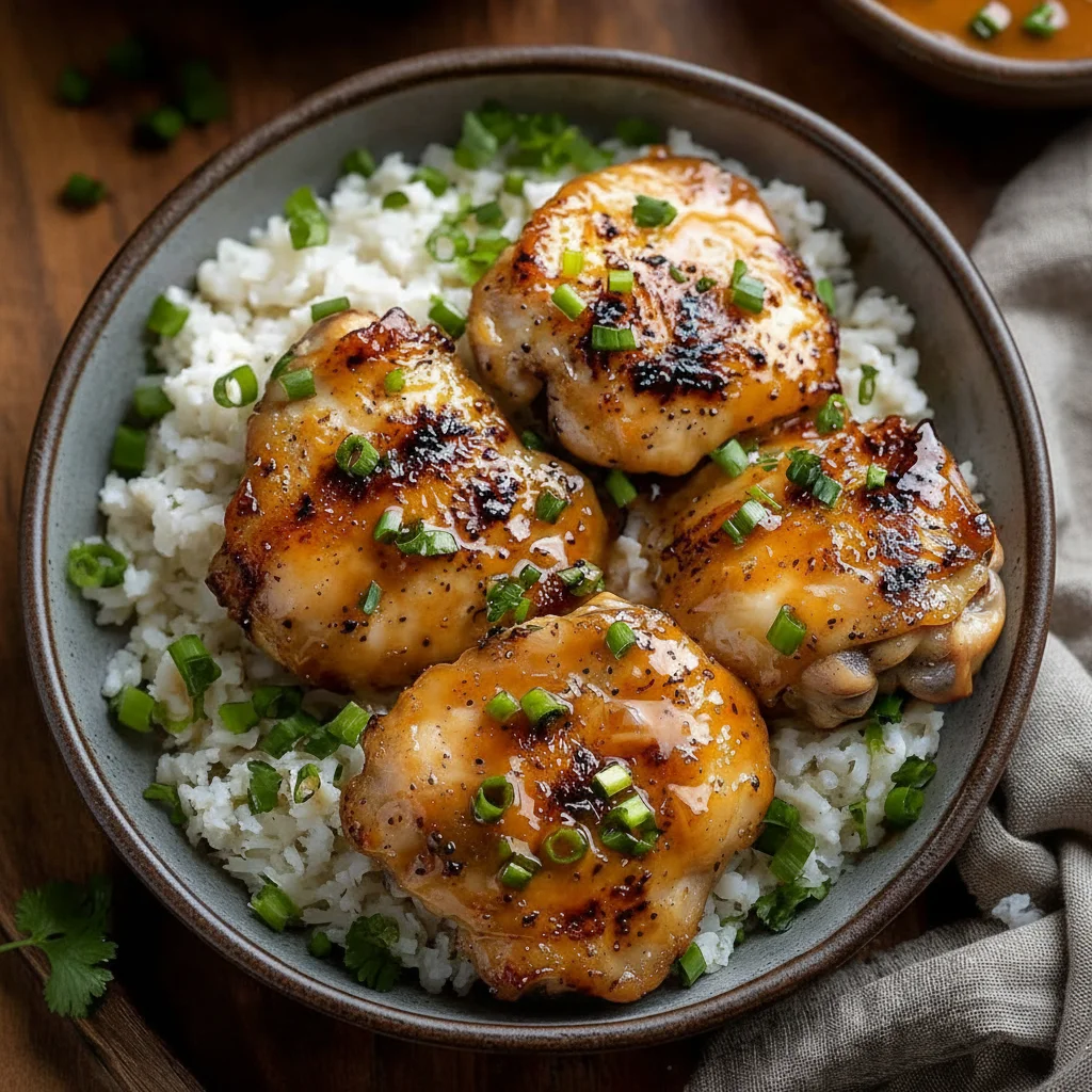 Spicy Bang Bang Chicken Thighs
