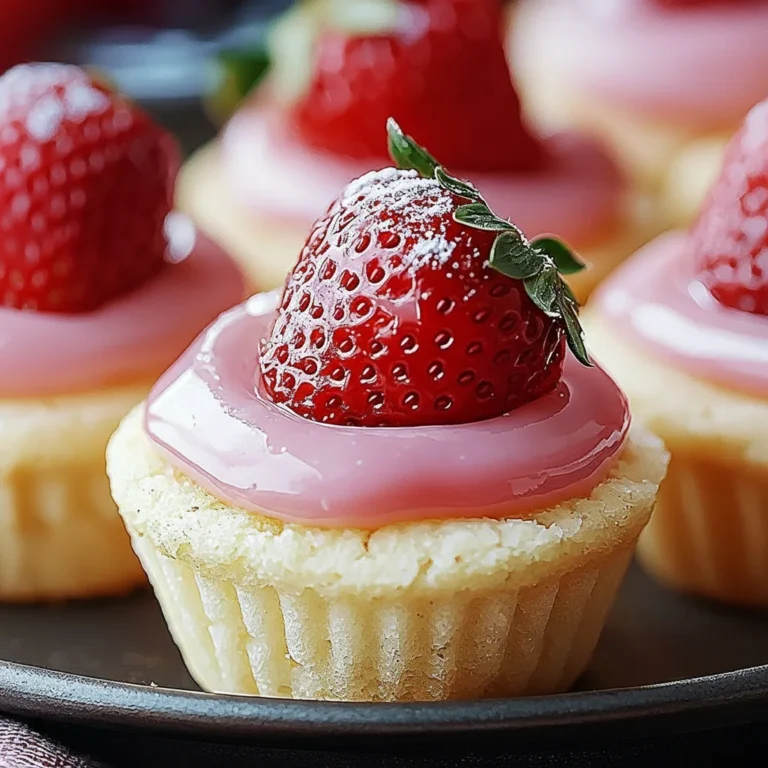 Strawberry Sugar Cookie Cups